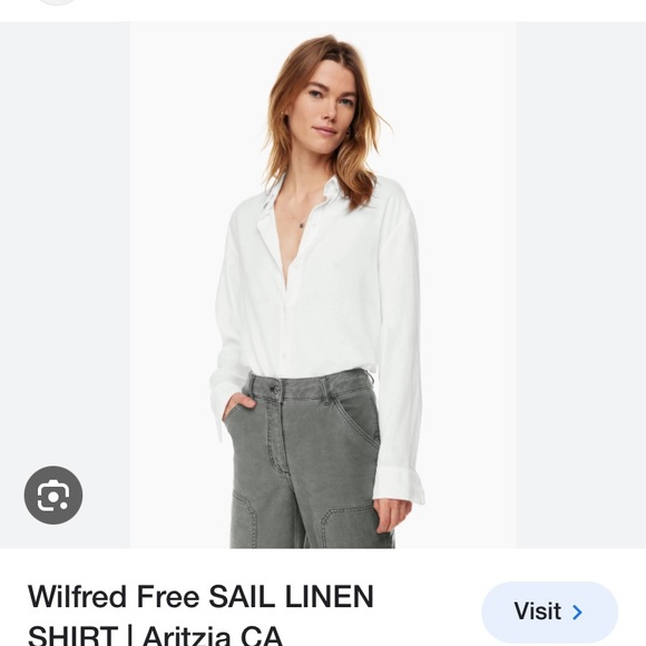 Wilfred Free
Sail Linen Shirt size small white - Picture 1 of 5